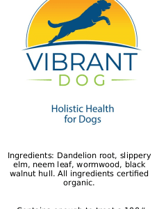 Vibrant Dog Herbal Dewormer